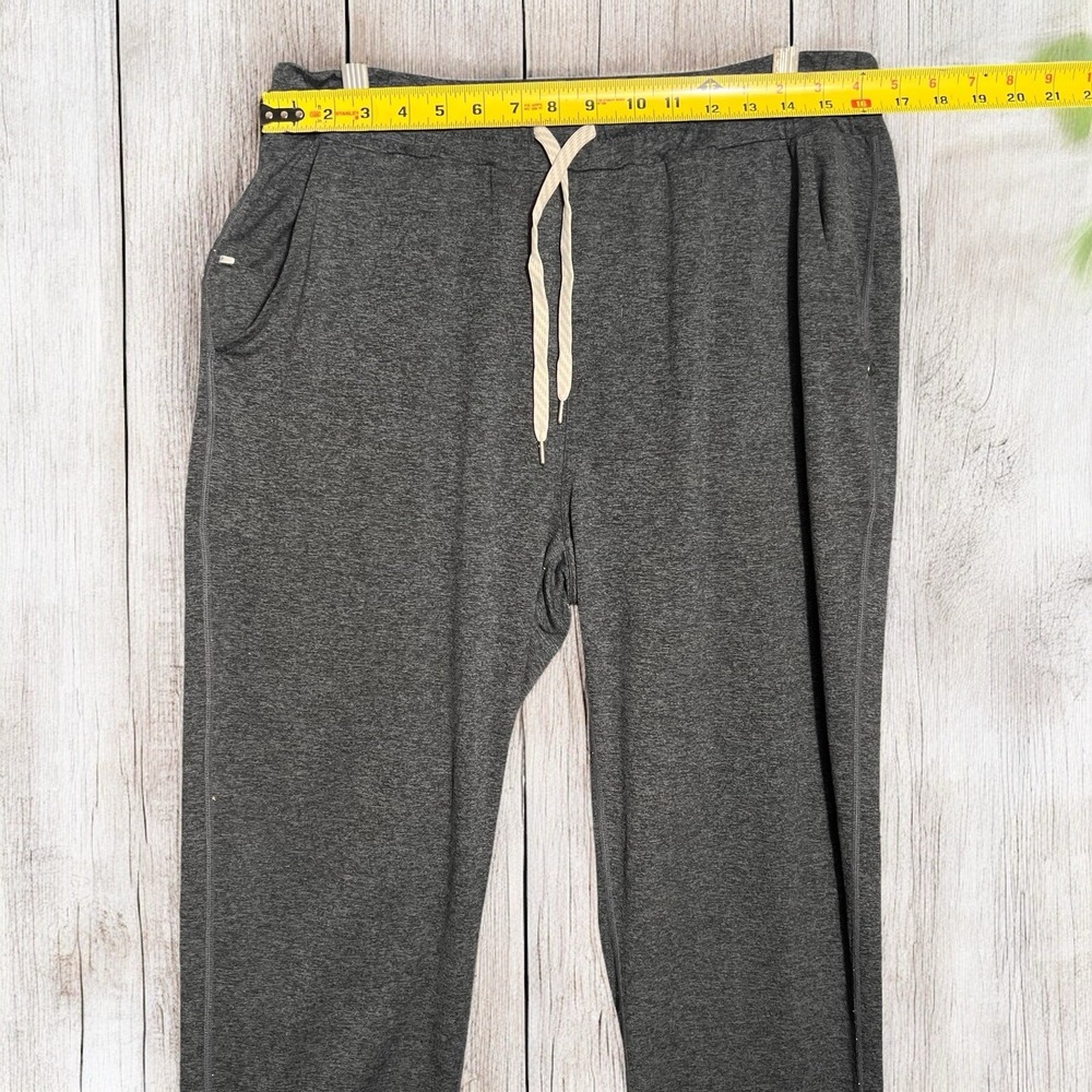 Vuori Sweatpants Mens XL Gray Ponto Performance Joggers Stretch Workout Gym - Picture 2 of 6
